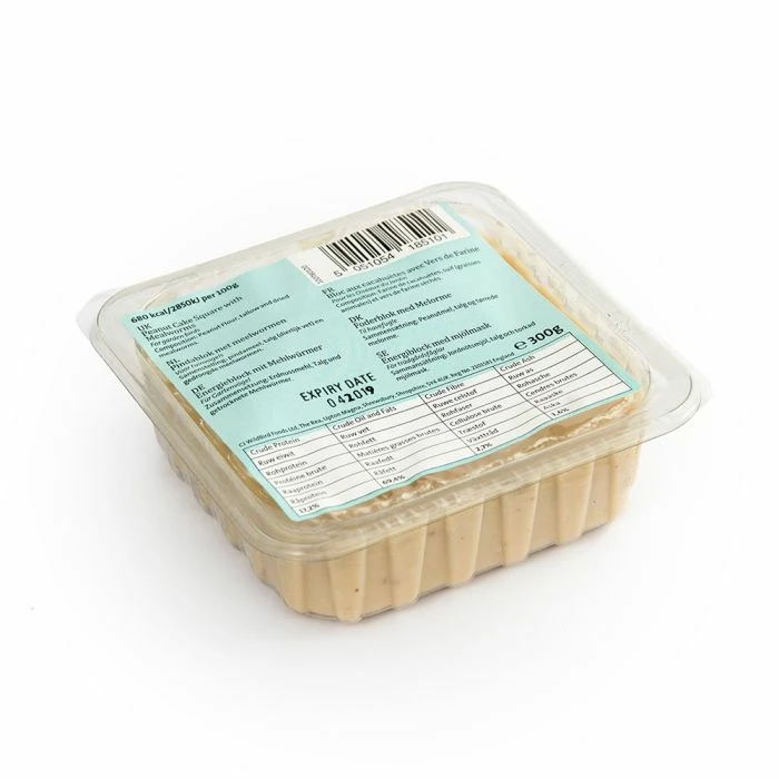 Peanut Cake Square With Mealworms - Image 6