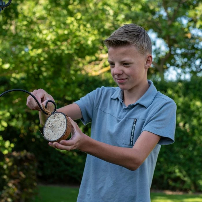 Half Coconut With Peanut Butter Bird Food - Image 2