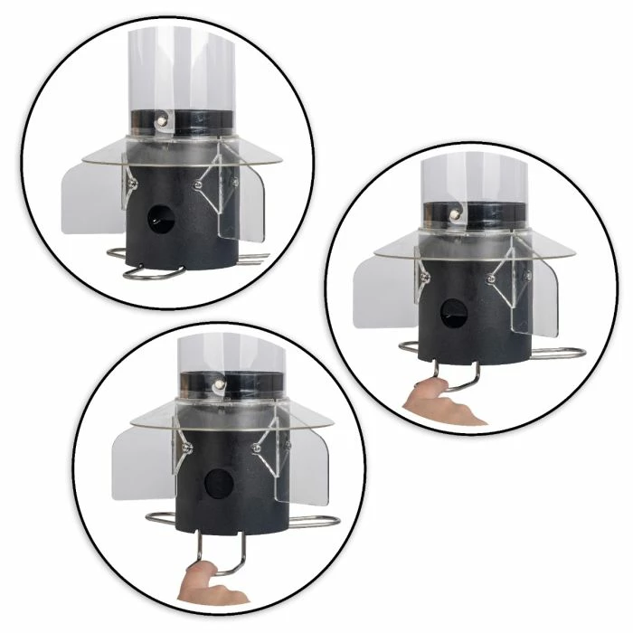 Leto Bird Seed Feeder For Small Birds - Image 4