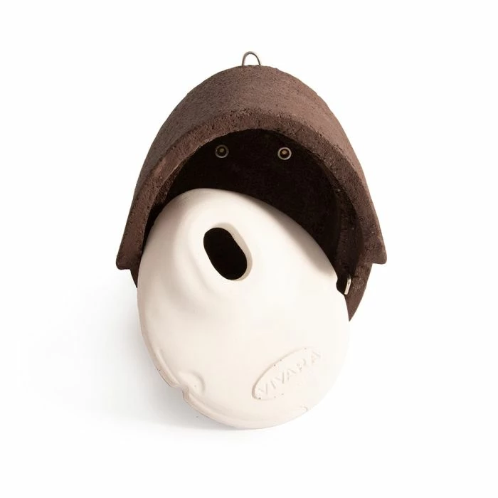 WoodStone® Alicante 32mm Oval Hole Nest Box (Brown) - Image 2