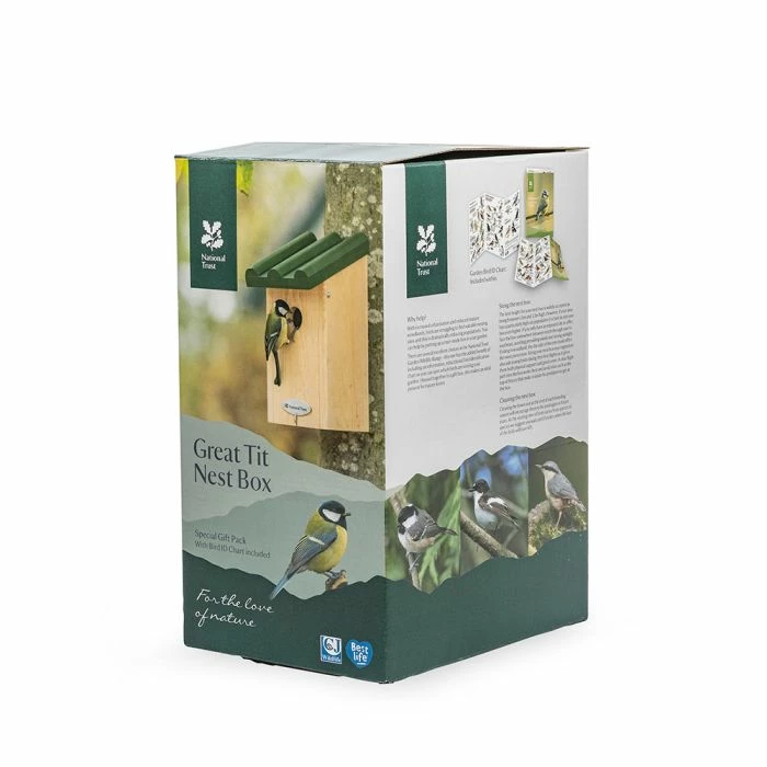 National Trust Great Tit Nest Box 32mm Gift Set - Image 3